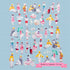 cute girl aesthetic planner stickers