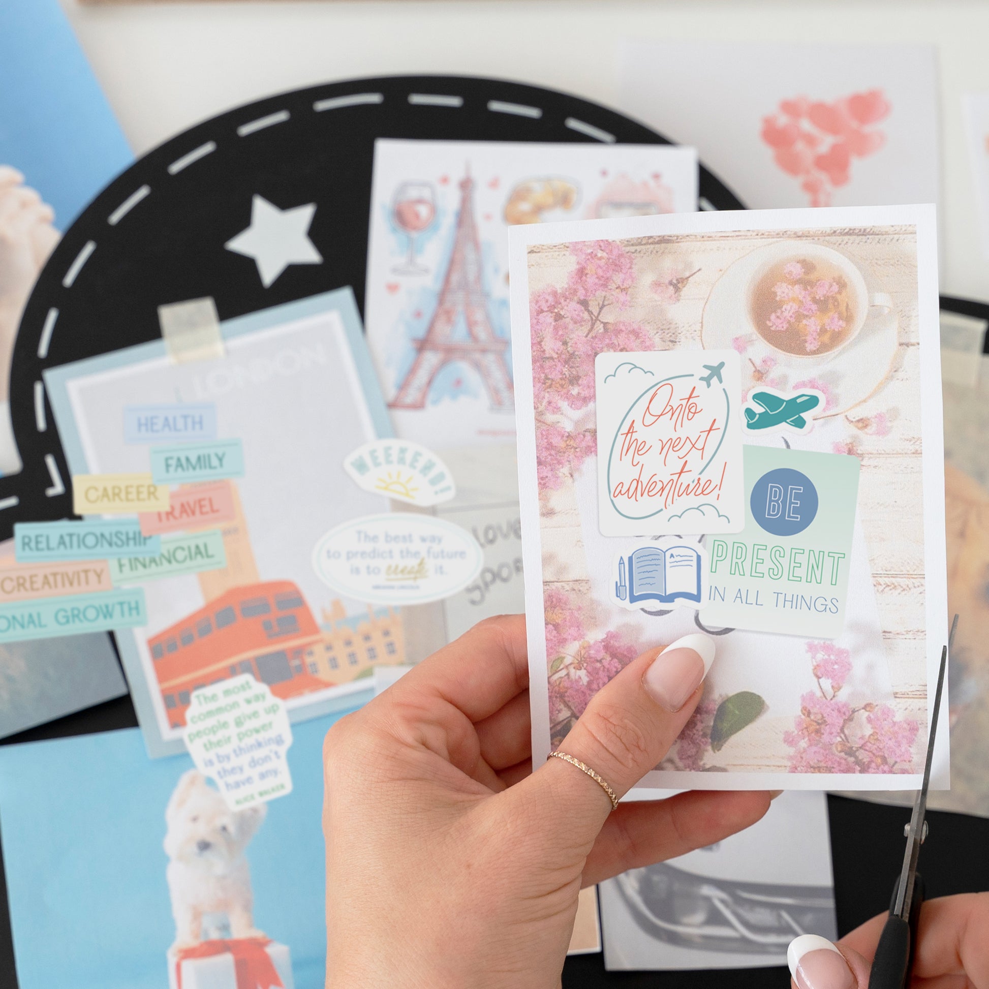 Motivational Vision Boards Quote Stickers (51 Pieces)