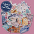 Navy Peony Blooming Netherlands Holland Travel Stickers (22 pcs) - Navy Peony