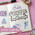 Navy Peony Blooming Netherlands Holland Travel Stickers (22 pcs) - Navy Peony