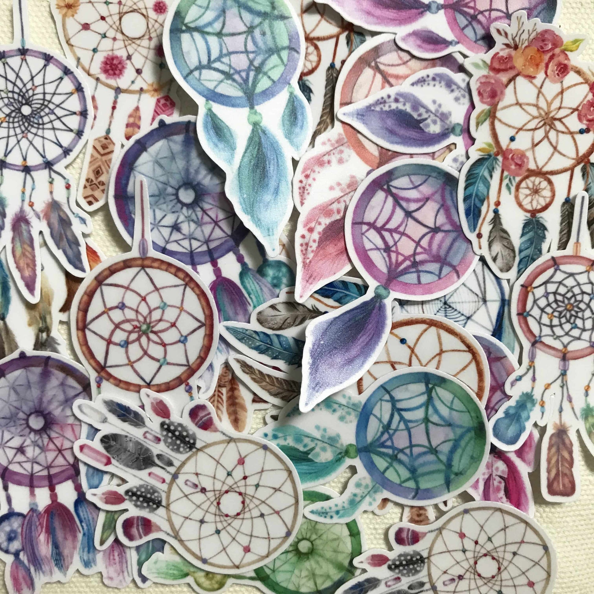 Navy Peony Dreamy Boho Stickers Bundle Set (44 pcs) - Navy Peony