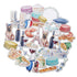 Navy Peony France Travel Stickers (31 pcs) - Navy Peony