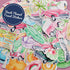 Navy Peony Hawaiian Dreams Tropical Beach Stickers (50 pcs) - Navy Peony