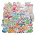Navy Peony Hawaiian Dreams Tropical Beach Stickers (50 pcs) - Navy Peony