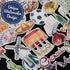 Navy Peony Sophisticated Spain Travel Stickers (36 pcs) - Navy Peony