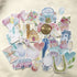 Watercolor Wedding Stickers and Flower Stickers for Your Invitations, Scrapbooking and Guestbooks by Navy Peony (70 Pieces) - Navy Peony